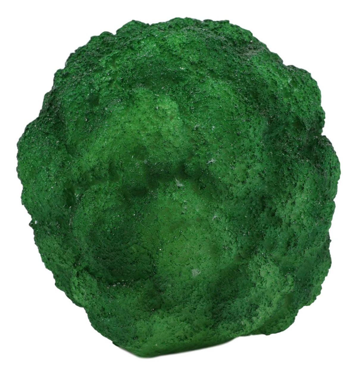 Ebros Green Vegetable Produce Sprouting Broccoli Skull Statue 6.25" Long - Ebros Gift