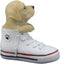 Ebros 'Paw-Star' Pups Golden Labrador Dog in Sneaker with Glass Eyes Figurine