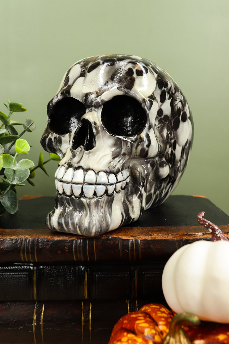 Ebros Day Of The Dead Black Ossuary Lost Souls Tattoo Sugar Cranium Skull Statue