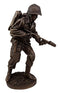 Ebros Gift Military WW2 Flamethrower Ground Troop Soldier Decorative Figurine 12" Tall