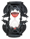 Ebros Gift Invertible Four Elemental Dragons Sand Timer Figurine Dragon Hourglass Sandtimer