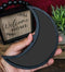 Wicca Occult Black Crescent Moon Skull Gothic Lunar Goddess Small Hand Mirror