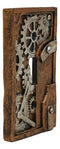 Ebros Steampunk Nautilus Clockwork Gearwork Design Wall Light Switch Plate Set