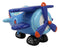 Large Blue Aircraft Air Plane Boys Girls Children Money Coin Piggy Bank Figurine