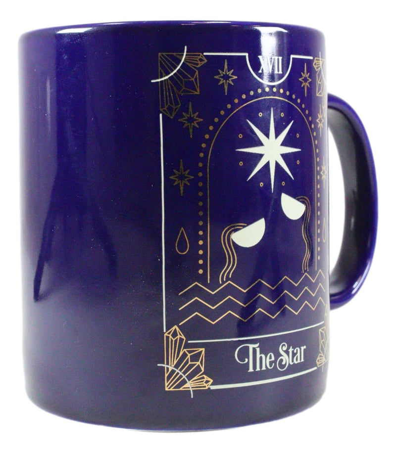 Wicca Fortune Teller Psychic Tarot Cards The Star Ceramic Tea Coffee Mug Cup