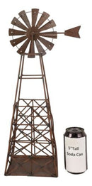 Ebros 18.5"H Rustic Farm Agricultural Windmill Wine Stopper Cork Holder Accent