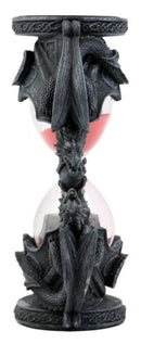 Ebros Gift Invertible Four Elemental Dragons Sand Timer Figurine Dragon Hourglass Sandtimer