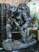 Prayer For Courage Kneeling Soldier Statue Honor & Valor Military Marine Unit