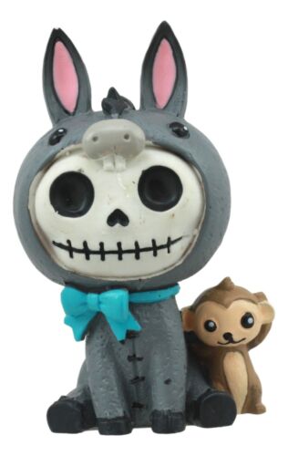 Furrybones Quixote Donkey Monkey Costume Skeleton Monster Sit Ornament Figurine