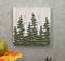 Rustic Evergreen Pine Trees Forest Wall Cover Plate 2-Pack Double Toggle Switch