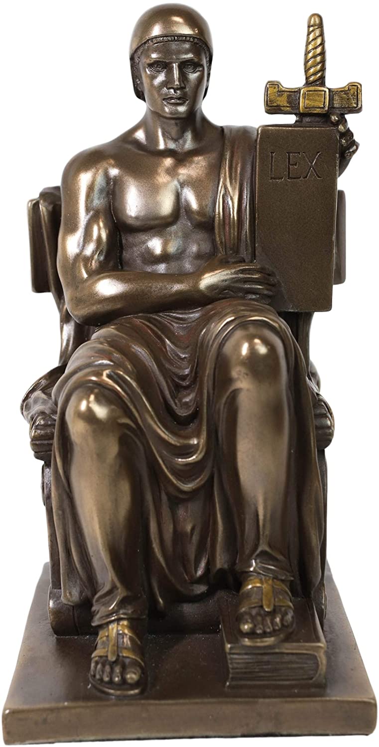 James Fraser Authority of Law Figurine Statue US Supreme Court DC Faux Bronze