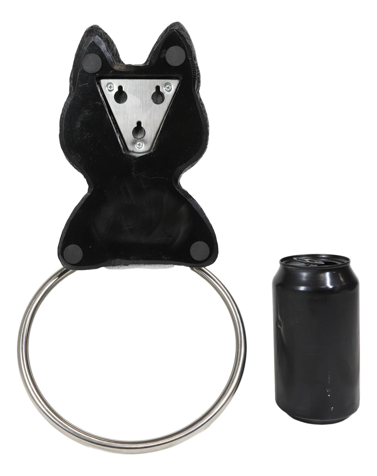 Kitten Cat Hand Towel Ring Holder Hanging Figurine For Vanity Bathroom Kitchen - Ebros Gift