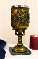 Ebros Baphomet Goblets & Chalices with 15 oz capacity Removable Stainless Cup