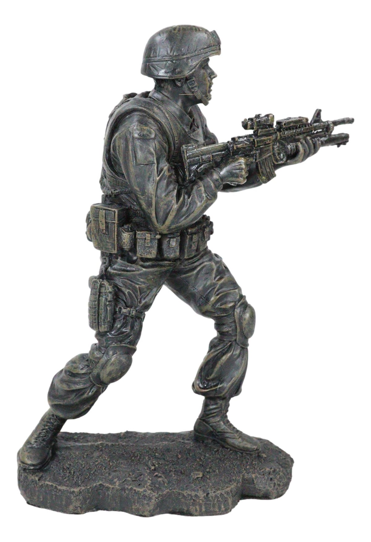 Ebros Military Solider In Battle Figurine 7.25 Inch Tall - Ebros Gift