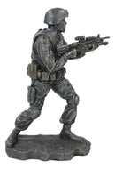 Ebros Military Solider In Battle Figurine 7.25 Inch Tall