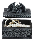 Ebros Gothic Stone Trapped Le Penseur Thinker Gargoyles Notre Dame Jewelry Box