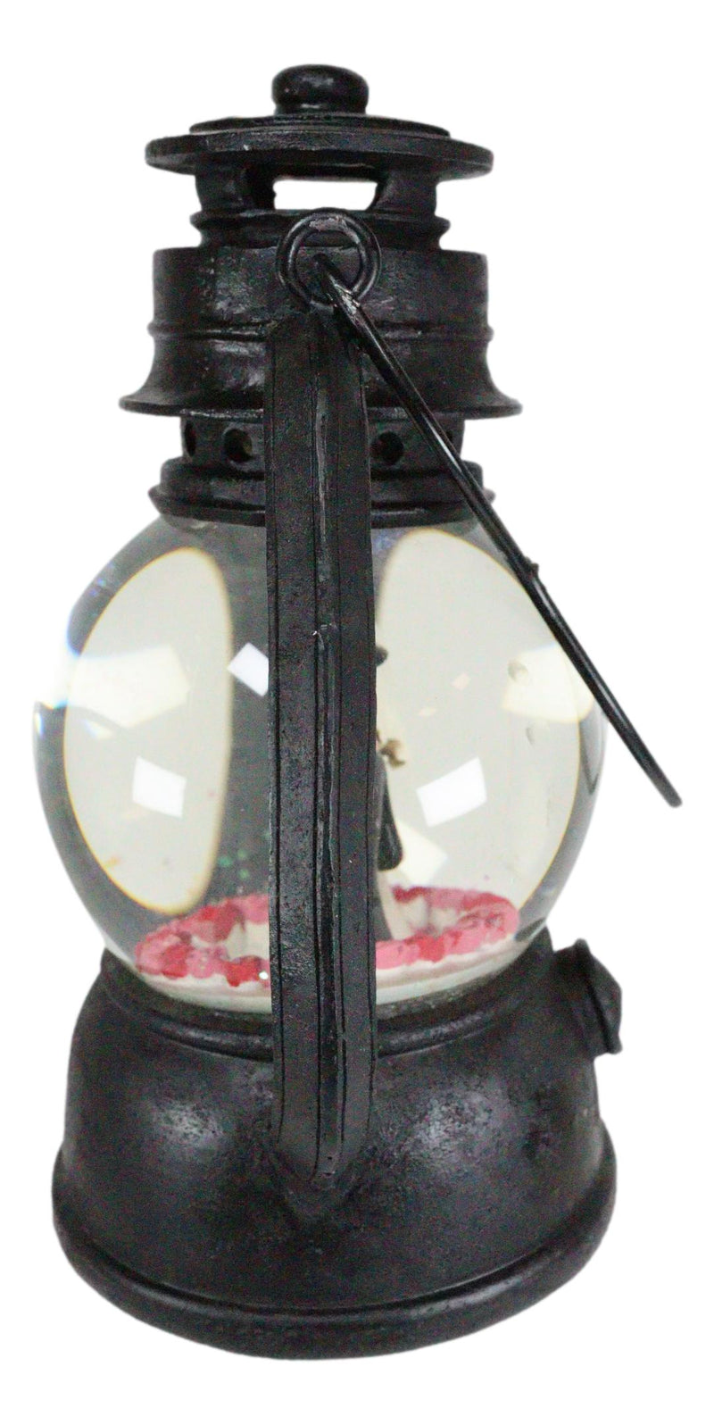 Ebros Gothic Eternal Skeleton Wedding Couple Water Globe LED Night Lantern