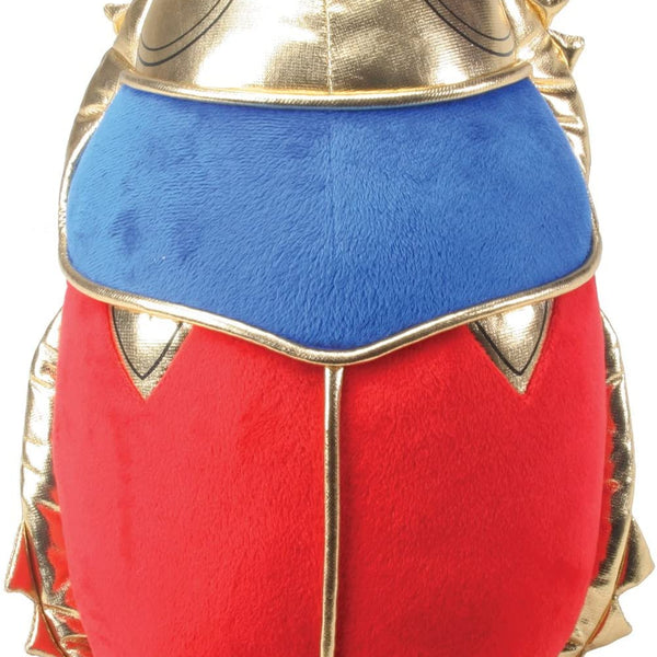 Red Blue and Gold Egyptian Dung Beetle Scarab Stuffed Plush Doll– Ebros Gift