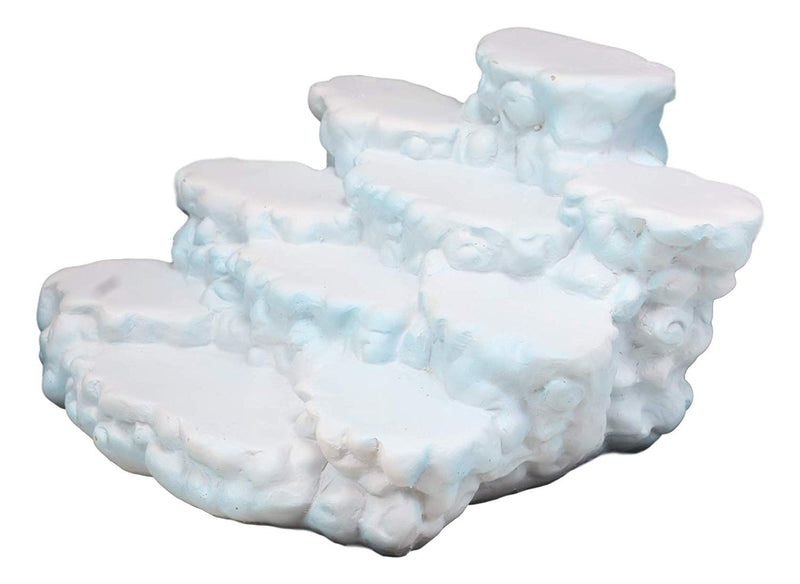 Ebros Heavenly Sky Clouds Terrace Castle Display Stand Figurine For Miniatures