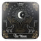 Wicca Tarot Card MDF Wood Coaster Set of 4 Tiles With Cork Backing And Holder