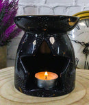 Wicca Purple Constellation Stars And Moon Purple Essential Oil Burner Wax Warmer