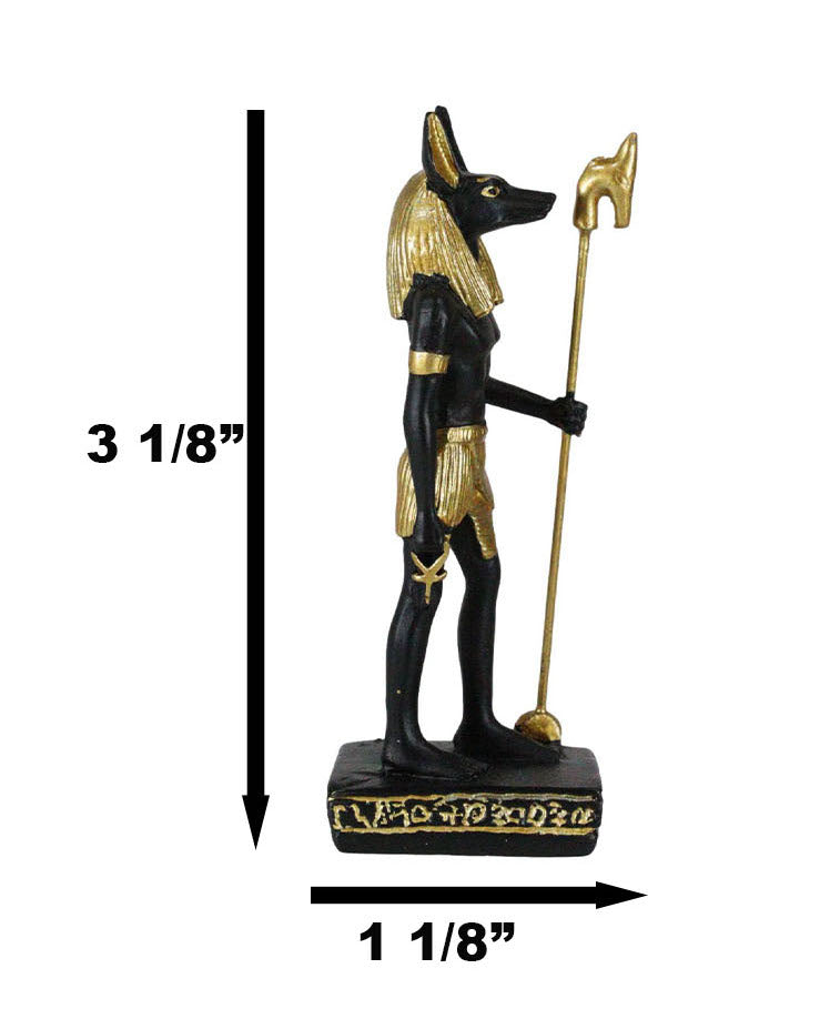 Egyptian God Of The Dead Mummy Anubis Dollhouse Miniature Statue Gods Of Egypt