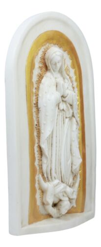 Ebros Our Lady of Guadalupe Wall Plaque Resin Virgin Mary Patron Saint Of Mexico Decor