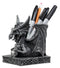 Ebros Gift Shenlong Spirit Dragon Orb Stationery Holder Figurine 4.75"H Office