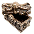 Ebros Deep Sea Kraken Octopus Skull Treasure Jewelry Decorative Box Figurine