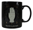 Wicca Fortune Teller Psychic Tarot Cards Palm Reading Chirology Coffee Mug Cup