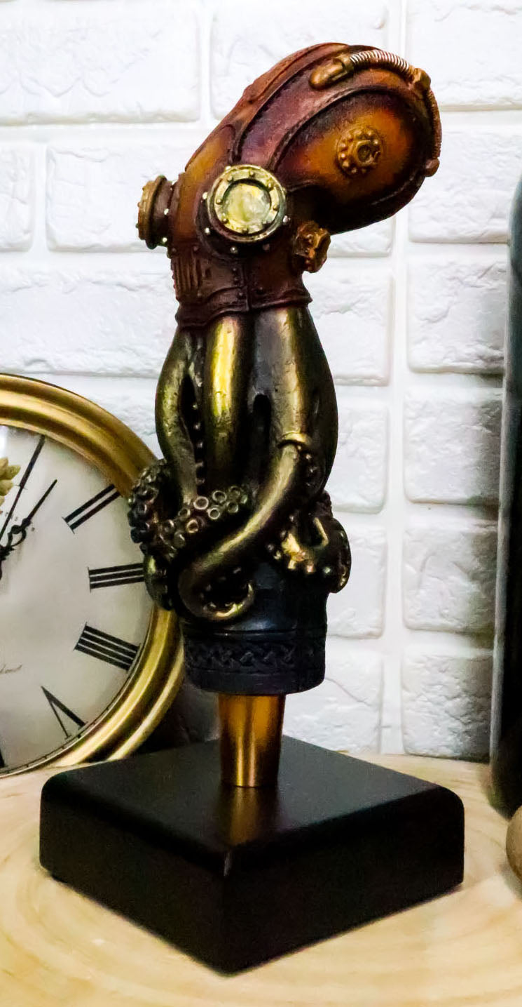 Ebros Steampunk Octopus Marine Marauder Novelty Beer Tap Handle Figurine With Base