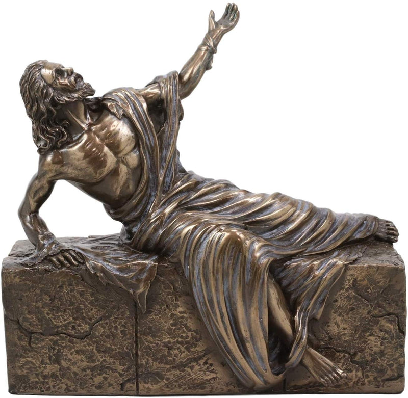 Ebros The Anastasis Resurrection of Jesus As He Awakens in The Tomb Statue 7"W