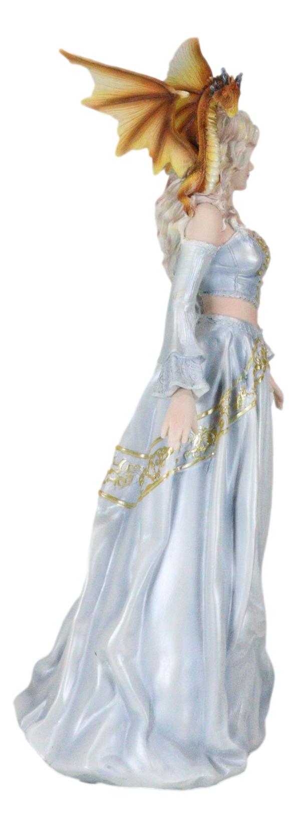 Ebros Nene Thomas Golden Dragon Witch Warrior Statue Asiria Queen of Cloud Olympus