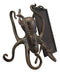 Ebros Aluminum Nautical Ocean Giant Sea Octopus Chef Holding Cutlery and Menu Board Statue 11.25" Tall Coastal Beach Kraken Home Kitchen and Dining Countertop Table Decor Sculpture