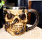 Ebros Shipwrecked Skeleton With Octopus Drinking Mug Beverage Drinkware