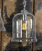 Rustic Farmhouse Clear Glass Canopy Bell Pendant Ceiling Wall Lamp With Chain