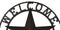 24"D Rustic Western Lone Star Welcome Metal Circle Wall Plaque Gate Sign