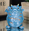 Proggle The Fat Little Blue Dragon With Tiny Wings Comical Chibi Small Figurine