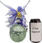 Ebros Blonde Fairy Sitting On Lunar Full Moon Statue 8.5" Tall by Nene Thomas