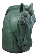 Ebros Gift Large 19" Tall Gallery Quality O'Neill Memorial Monument Horse Head Statue by Viktor Schreckengost Replica Horses Heads Sculpture Mantlepiece Centerpiece Decor Home and Office