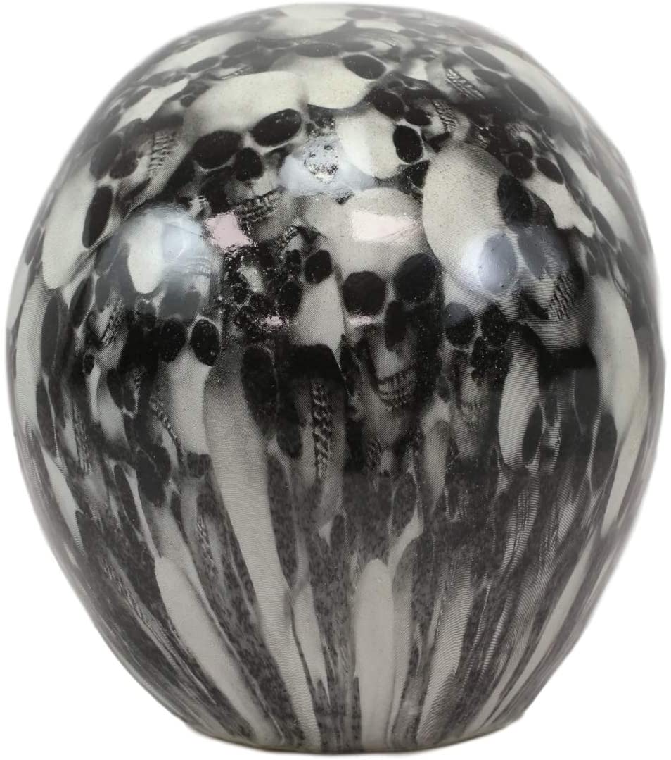 Ebros Day Of The Dead Black Ossuary Lost Souls Tattoo Sugar Cranium Skull Statue