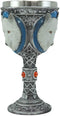 Ebros Celtic Direwolf White Snow Wolf 16oz Wine Goblet Chalice