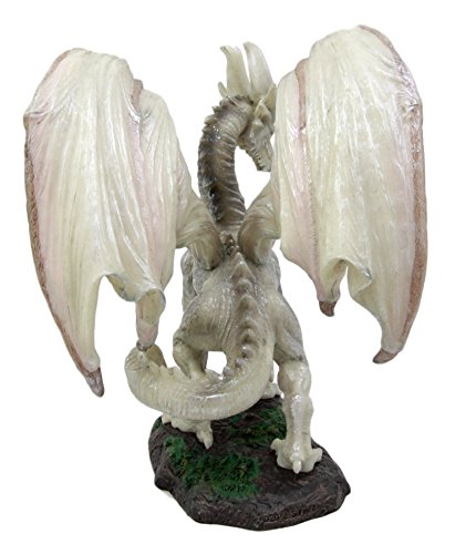 Ebros Fantasy Battle of Thrones Aged Wraith Hydra Wise Old Dragon 8" Tall Figurine - Ebros Gift
