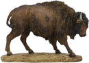 Ebros American Bison Buffalo Standing On The Plains Decorative Figurine 9" Long