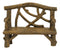 Ebros Fairy Garden Miniature Tree Twigs and Branch Love Bench Sculpture 3.5" H