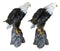 Pack of 2 Large 20"H Lifelike Patriotic American Bald Eagle On Rock Figurines