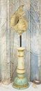 18"H Large Nautical Ocean Miyoko Murex Seashell Replica On Pillar Base Figurine