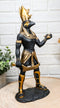 Ancient Egyptian Theme Falcon Horus Ra Holding Ankh Statue God Of War Sky Decor
