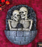 Gothic Love Never Dies Romeo Juliet Skeleton Couple By Black Roses Wall Decor