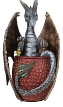 Spirit Cocktail Drink Moscow Mule Gray Dragon Bathing Faux Copper Mug Figurine